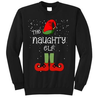 The Naughty Elf Funny XMas Matching Christmas Sweatshirt