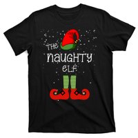 The Naughty Elf Funny XMas Matching Christmas T-Shirt