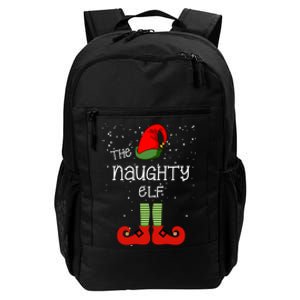 The Naughty Elf Funny XMas Matching Christmas Daily Commute Backpack