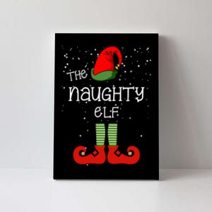 The Naughty Elf Funny XMas Matching Christmas Canvas