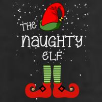 The Naughty Elf Funny XMas Matching Christmas Adult Drive Performance Visor