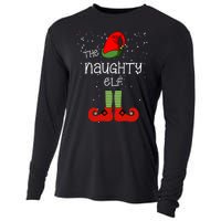 The Naughty Elf Funny XMas Matching Christmas Cooling Performance Long Sleeve Crew