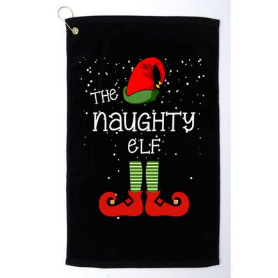 The Naughty Elf Funny XMas Matching Christmas Golf Towel