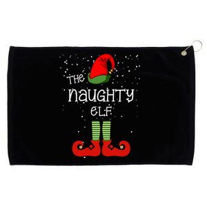 The Naughty Elf Funny XMas Matching Christmas Grommeted Golf Towel