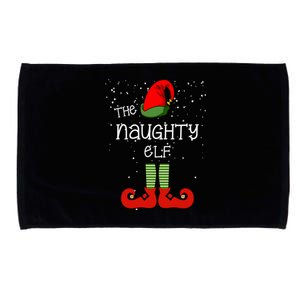 The Naughty Elf Funny XMas Matching Christmas Microfiber Hand Towel