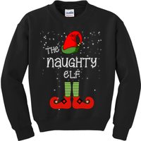 The Naughty Elf Funny XMas Matching Christmas Kids Sweatshirt