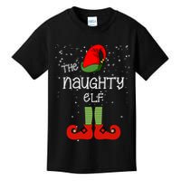 The Naughty Elf Funny XMas Matching Christmas Kids T-Shirt