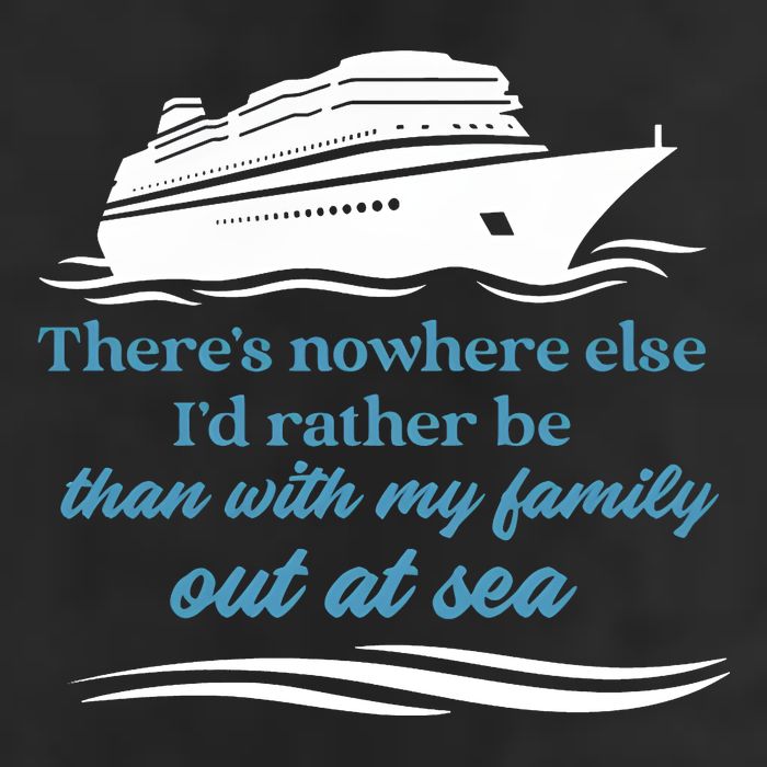 ThereS Nowhere Else ID Rather Be Than My Family Out At Sea Garment-Dyed Fleece Hoodie