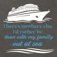ThereS Nowhere Else ID Rather Be Than My Family Out At Sea Cotton Canvas Backpack