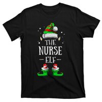 The Nurse Elf Matching Family Group Christmas Party Pajama T-Shirt