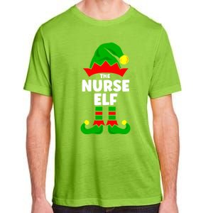 The Nurse Elf Funny Christmas Matching Decorations Family Cool Gift Adult ChromaSoft Performance T-Shirt