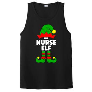 The Nurse Elf Funny Christmas Matching Decorations Family Cool Gift PosiCharge Competitor Tank