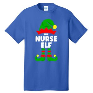 The Nurse Elf Funny Christmas Matching Decorations Family Cool Gift Tall T-Shirt