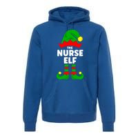 The Nurse Elf Funny Christmas Matching Decorations Family Cool Gift Premium Hoodie