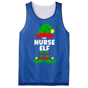 The Nurse Elf Funny Christmas Matching Decorations Family Cool Gift Mesh Reversible Basketball Jersey Tank