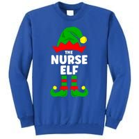 The Nurse Elf Funny Christmas Matching Decorations Family Cool Gift Tall Sweatshirt