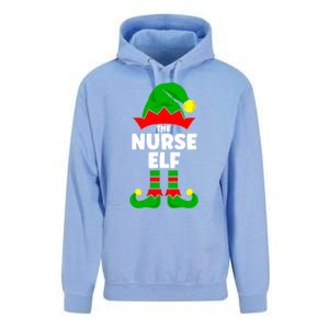 The Nurse Elf Funny Christmas Matching Decorations Family Cool Gift Unisex Surf Hoodie