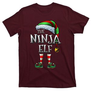 The Ninja Elf Matching Family Ninja Christmas Elf T-Shirt