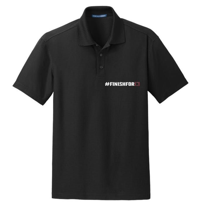 Tomahawk Nation Finishfor13 Dry Zone Grid Polo