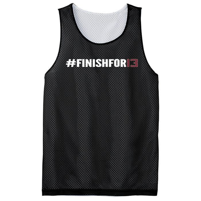 Tomahawk Nation Finishfor13 Mesh Reversible Basketball Jersey Tank