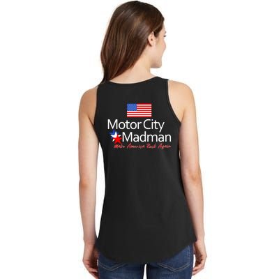 Ted Nugent For President 2024 Front & Back Motor City Madman Ladies Essential Tank