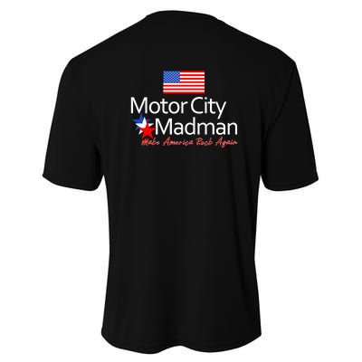 Ted Nugent For President 2024 Front & Back Motor City Madman Youth Performance Sprint T-Shirt