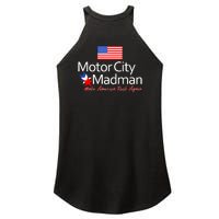 Ted Nugent For President 2024 Front & Back Motor City Madman Women's Perfect Tri Rocker Tank