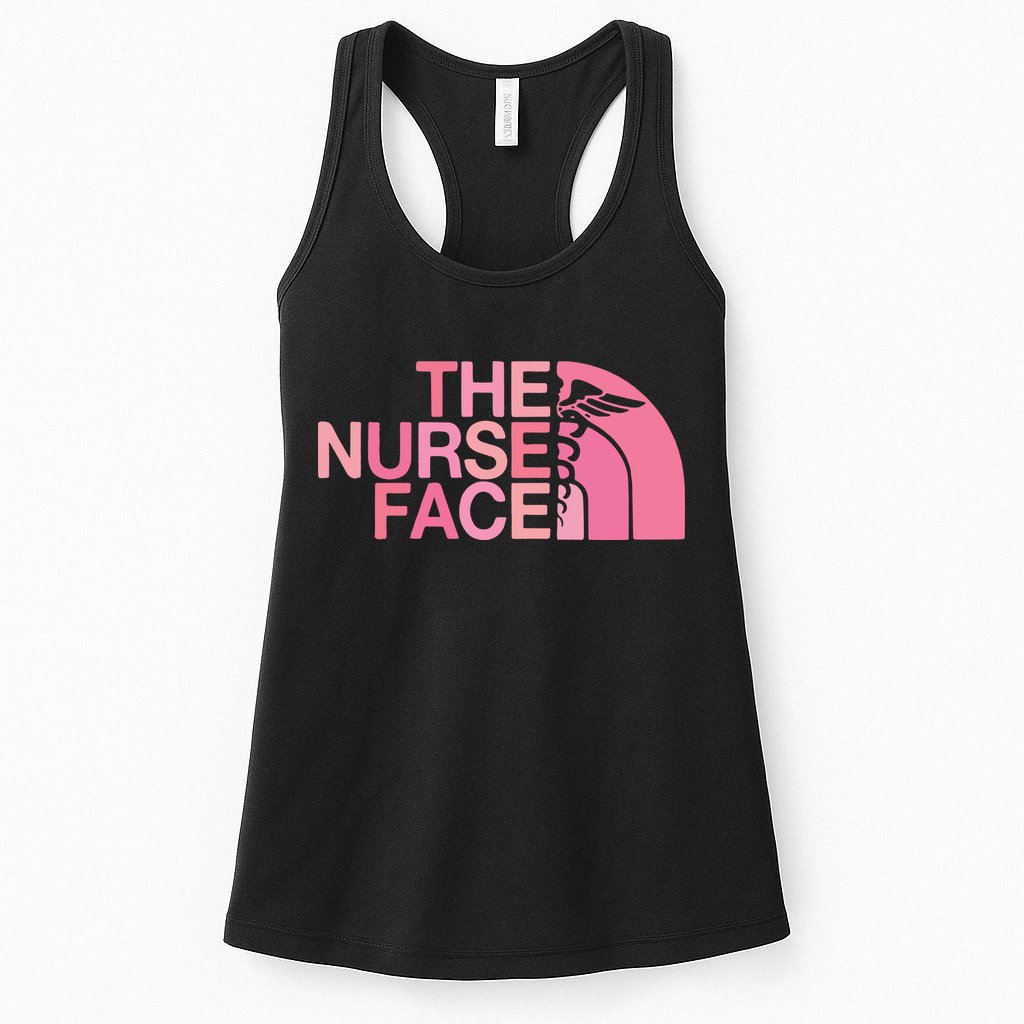 The Nurse Face Registered Nurse Womens Tank Top