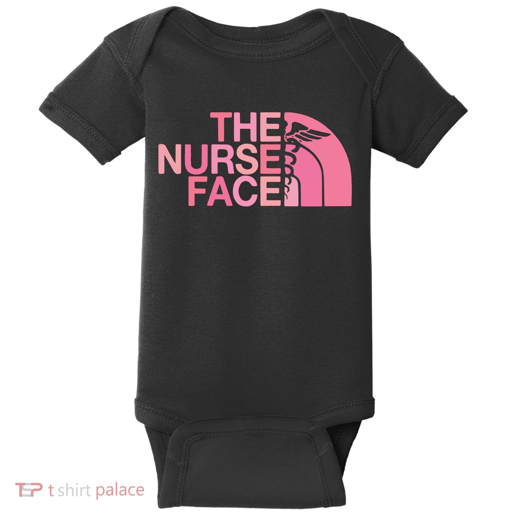 The Nurse Face Registered Nurse Baby Bodysuit