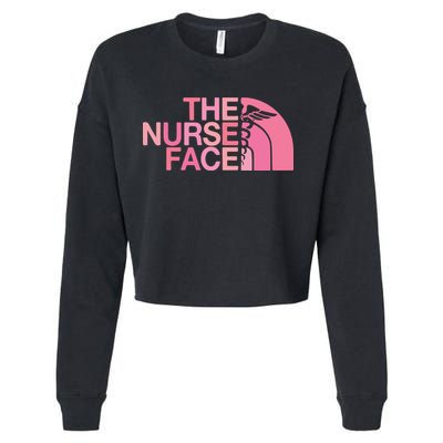 The Nurse Face Registered Nurse Cropped Pullover Crew