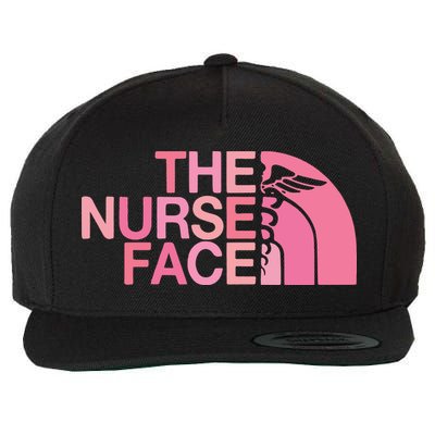The Nurse Face Registered Nurse Wool Snapback Cap