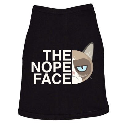 The Nope Face | Funny Lazy Cat Joke Hoodie for & Wo Doggie Tank