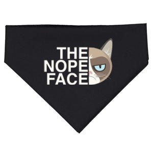 The Nope Face | Funny Lazy Cat Joke Hoodie for & Wo USA-Made Doggie Bandana