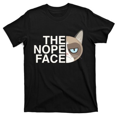 The Nope Face | Funny Lazy Cat Joke Hoodie for & Wo T-Shirt