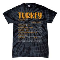 TURKEY NUTRITION FACTS Funny Thanksgiving Christmas Food Tie-Dye T-Shirt