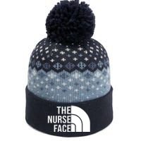 The Nurse Face Gift For Nurse The Baniff Cuffed Pom Beanie