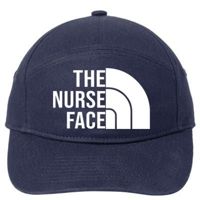 The Nurse Face Gift For Nurse 7-Panel Snapback Hat