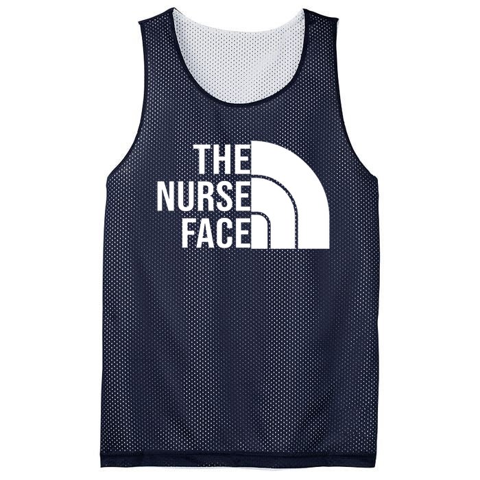 The Nurse Face Gift For Nurse Mesh Reversible Basketball Jersey Tank