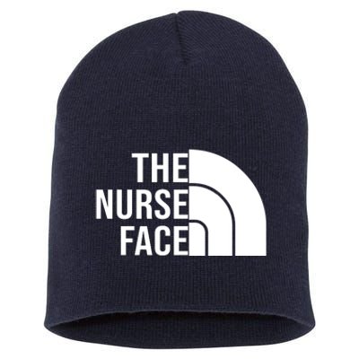 The Nurse Face Gift For Nurse Short Acrylic Beanie