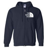 The Nurse Face Gift For Nurse Full Zip Hoodie