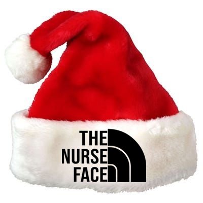 The Nurse Face Gift For Nurse Premium Christmas Santa Hat