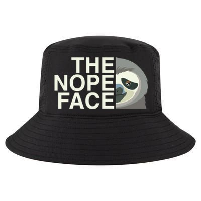 The Nope Face Funny Lazy Sloth Face Gift Cool Comfort Performance Bucket Hat