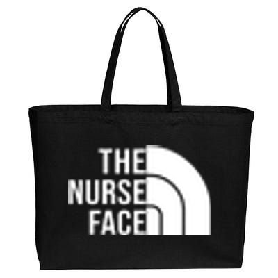 The Nurse Face Cotton Canvas Jumbo Tote