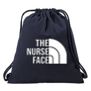 The Nurse Face Drawstring Bag