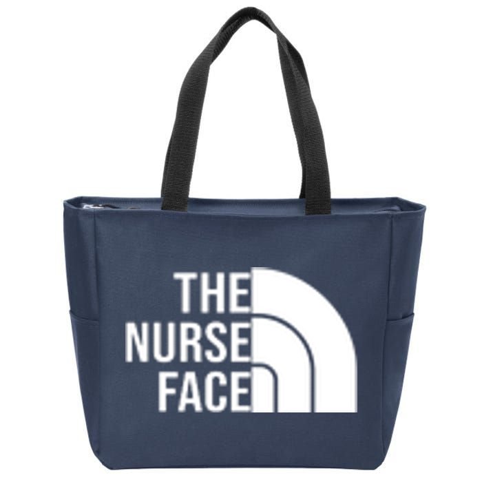 The Nurse Face Zip Tote Bag