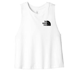 The Nurse Face Women's Racerback Cropped Tank