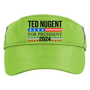 Ted Nugent For President 2024 Adult Drive Performance Visor