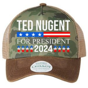 Ted Nugent For President 2024 Legacy Tie Dye Trucker Hat