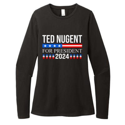 Ted Nugent For President 2024 Womens CVC Long Sleeve Shirt