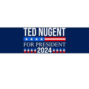 Ted Nugent For President 2024 Bumper Sticker